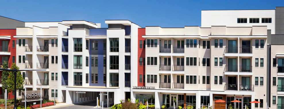 A large building with many windows